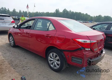 2016 Toyota Corolla Le from USA, damaged, VIN 2T1BURHE5GC737857